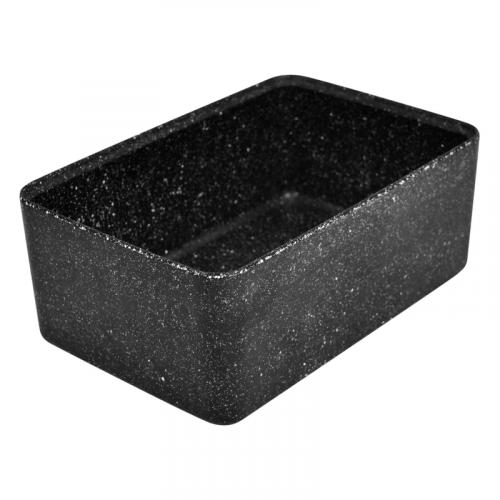 Schaal, zwart granietlook, 260x173x100mm (LxBxH) 1.5L, Kata Stone