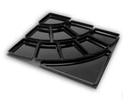 ABS schalenset 1/4 Blok (10-delig) - 800x800x60mm - Zwart - Van Erkel Winkelmaterialen