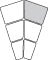 ABS schalenset hoek rechts (3-delig) - 840x20mm - Zwart - Van Erkel Winkelmaterialen