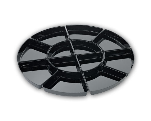 ABS schalenset Rondeel (12-delig) - Ø880x50mm - Zwart - Van Erkel Winkelmaterialen