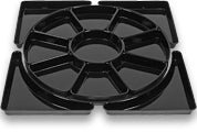 ABS schalenset Rondeel (13-delig) - 840x840x60mm - Zwart - Van Erkel Winkelmaterialen