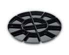 ABS schalenset Rondeel (14-delig) - Ø880x50mm - Zwart - Van Erkel Winkelmaterialen