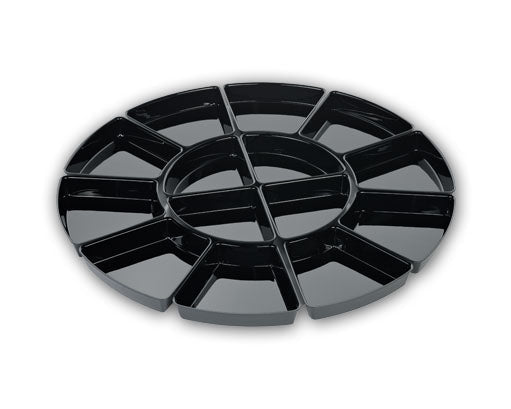 ABS schalenset Rondeel (14-delig) - Ø880x50mm - Zwart - Van Erkel Winkelmaterialen