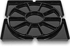 ABS schalenset Rondeel (15-delig) - 840x840x60mm - Zwart - Van Erkel Winkelmaterialen