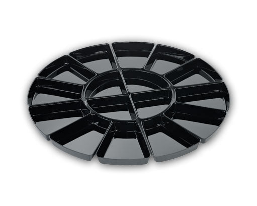 ABS schalenset Rondeel (16-delig) - Ø950x50mm - Zwart - Van Erkel Winkelmaterialen