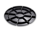 ABS schalenset Rondeel (17-delig) - Ø1020x40mm - Zwart - Van Erkel Winkelmaterialen
