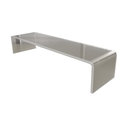 Acryl brug 25x7cm - 50mm - Van Erkel Winkelmaterialen