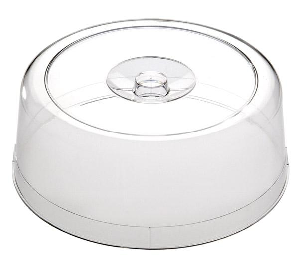 Afdek/beschermkap - Ø300x115mm - Transparant - Van Erkel Winkelmaterialen