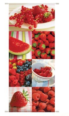 *Banner "Fruit soorten" - 1800x750mm - Van Erkel Winkelmaterialen