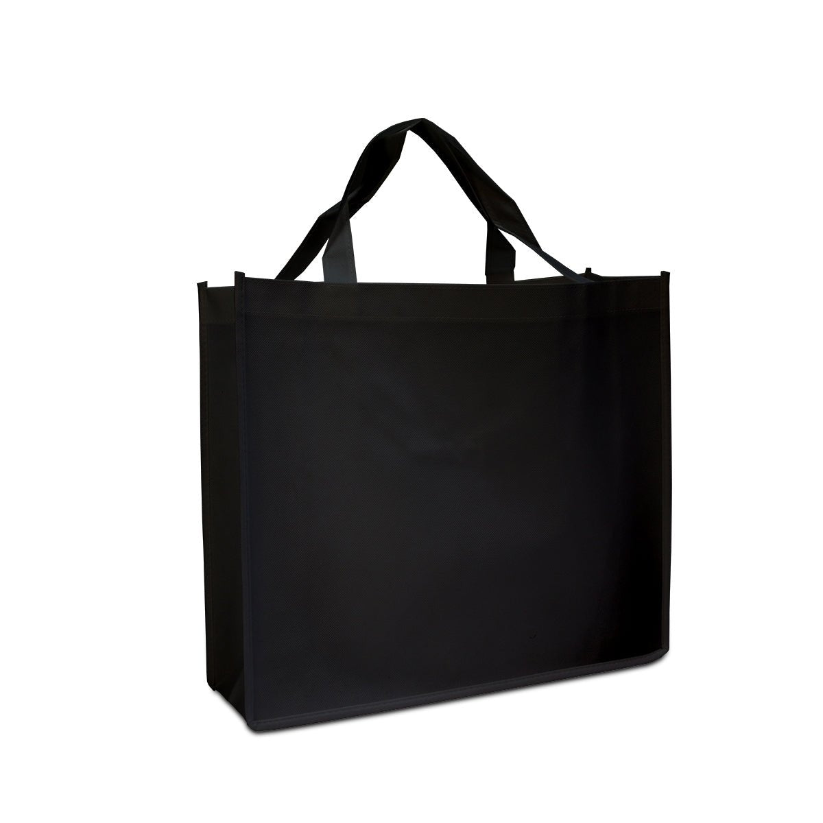 Boodschappen tas (100st) - 400x350mm - Zwart - Van Erkel Winkelmaterialen