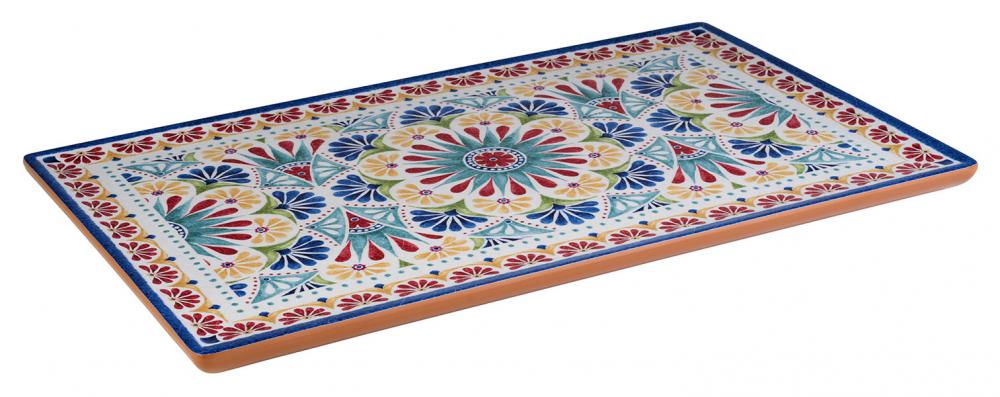 Bord 'Arabesque' - 530x325x20mm (GN1/1) - Verschillende kleuren - Van Erkel Winkelmaterialen