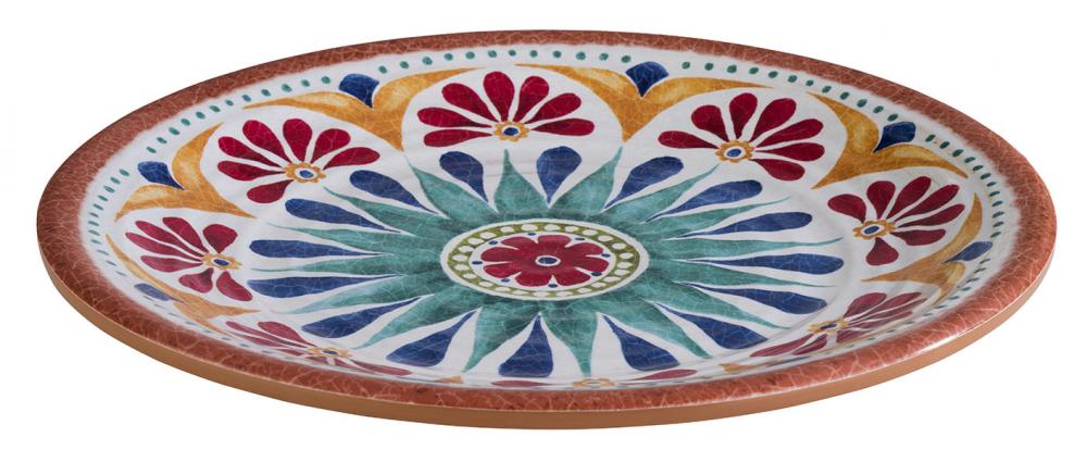 Bord 'Arabesque' - Ø215mm - Verschillende kleuren - Van Erkel Winkelmaterialen