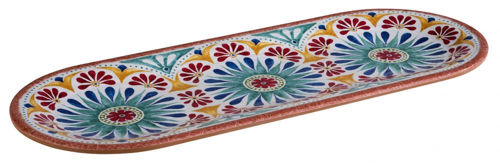 Bord 'Arabesque' - 380x155mm - Verschillende kleuren - Van Erkel Winkelmaterialen