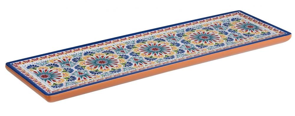 Bord 'Arabesque' - 530x162x20mm (GN2/4) - Verschillende kleuren - Van Erkel Winkelmaterialen