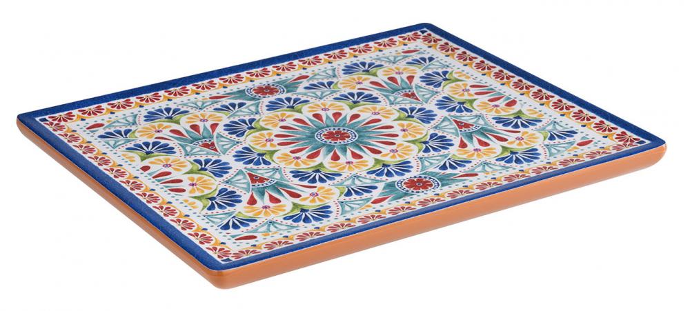 Bord 'Arabesque' - 325x265x20mm (GN1/2) - Verschillende kleuren - Van Erkel Winkelmaterialen