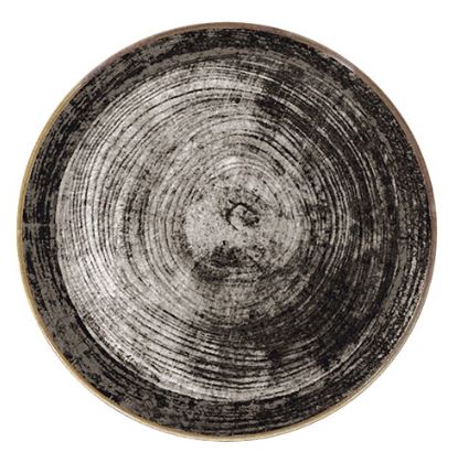 Bord black wood - Ø310mm - Van Erkel Winkelmaterialen