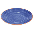 Bord 'La Vida' - Ø405mm - Blauw - Van Erkel Winkelmaterialen