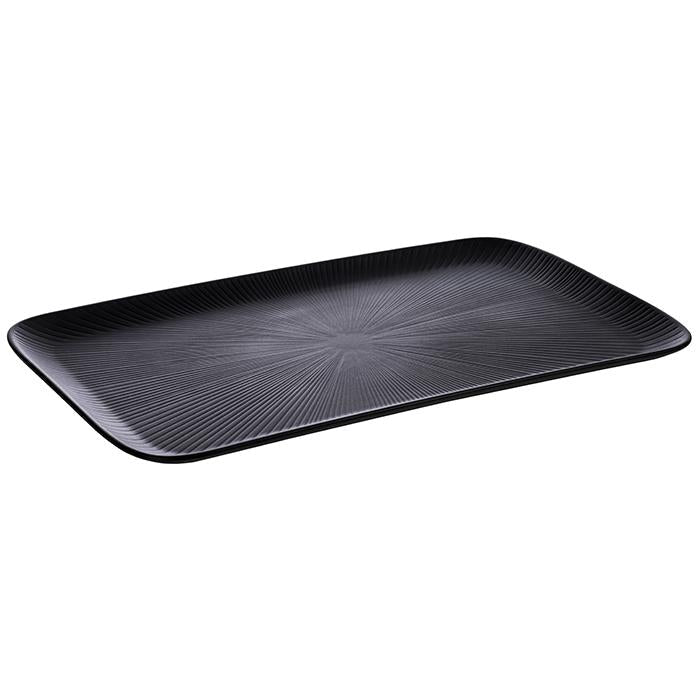 Bord 'Nero' - 530x325x25mm (GN1/1) - Zwart - Van Erkel Winkelmaterialen