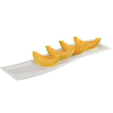 *Bord 'Sinus' - GN2/4 530x162x20mm - Wit - Van Erkel Winkelmaterialen
