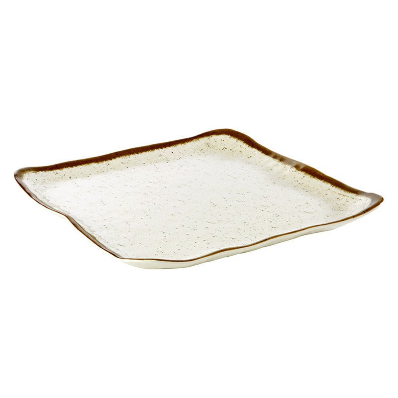 Bord vierkant 'Stone Art' - 330x325x30mm - Beige - Van Erkel Winkelmaterialen