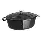 Braadpan ovaal (5L) - 294x243x110mm - Zwart - Van Erkel Winkelmaterialen
