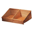 Broodmand buffteen met tussenschot - 1000x550x300mm - Bruin - Van Erkel Winkelmaterialen