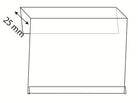 Broodmandhouder - 25mm - 85x54mm - Van Erkel Winkelmaterialen