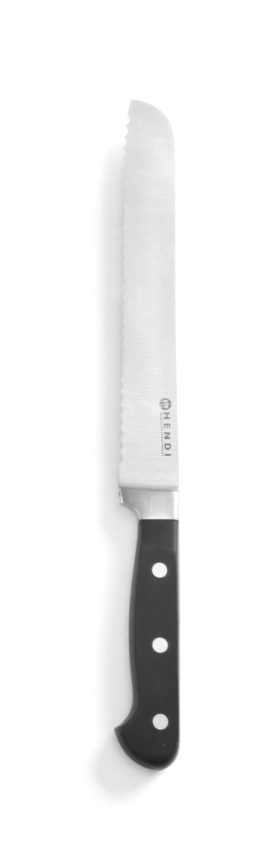 Broodmes Hendi - 335mm - Zwart - Van Erkel Winkelmaterialen