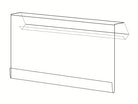 Broodrekhouder voor op buis - 12mm - 85x54mm - Van Erkel Winkelmaterialen