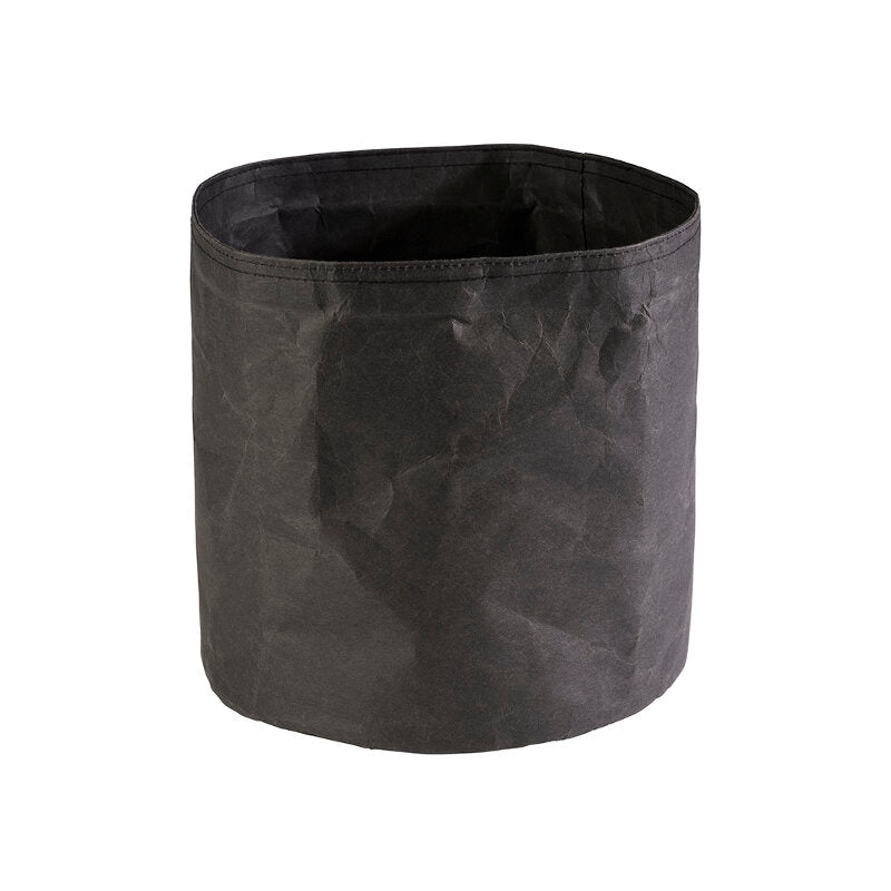 Broodzak kraftpapier - Ø240x240mm - Zwart - Van Erkel Winkelmaterialen