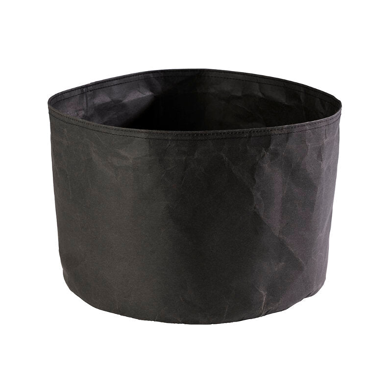 Broodzak kraftpapier - Ø300x220mm - Zwart - Van Erkel Winkelmaterialen