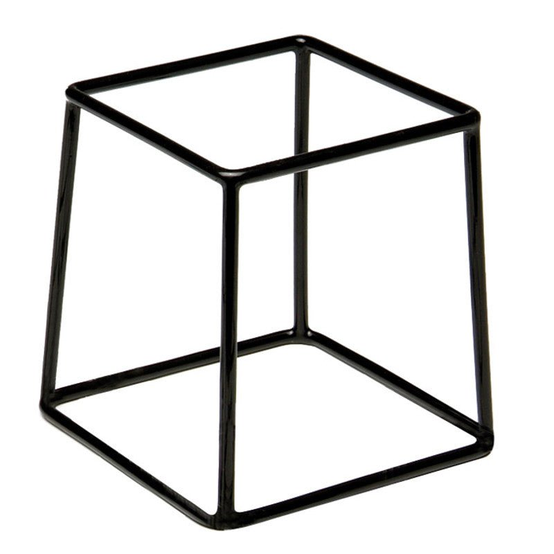 Buffetverhoger zwart - 180x180x200mm - Zwart - Van Erkel Winkelmaterialen