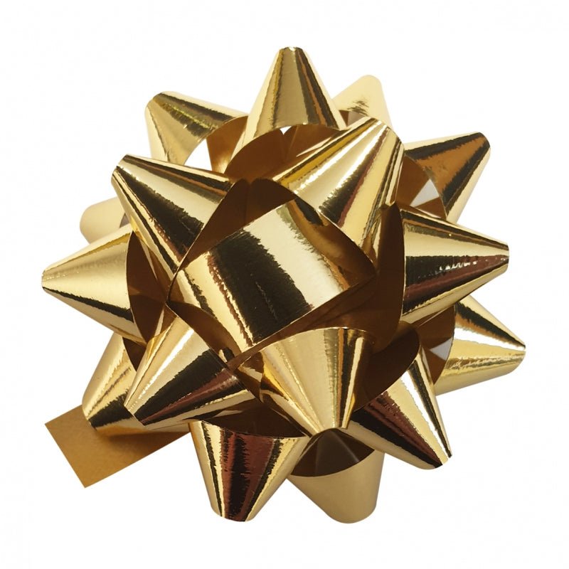Cadeau ster goudkleur - Ø50mm - Van Erkel Winkelmaterialen