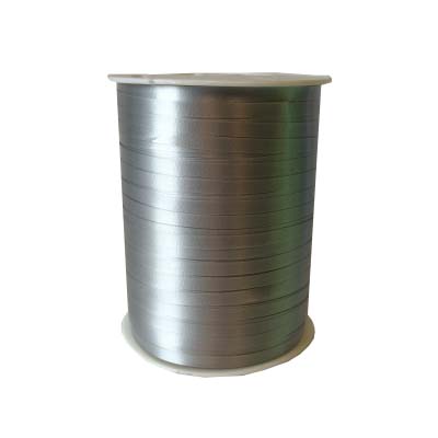 Cadeaulint mat zilverkleur - 5mm - Zilver - Van Erkel Winkelmaterialen