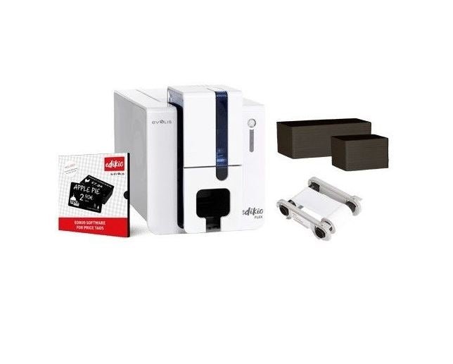 Cardprinter Edikio Flex (pakket) - Evolis - Edikio Flex - Van Erkel Winkelmaterialen