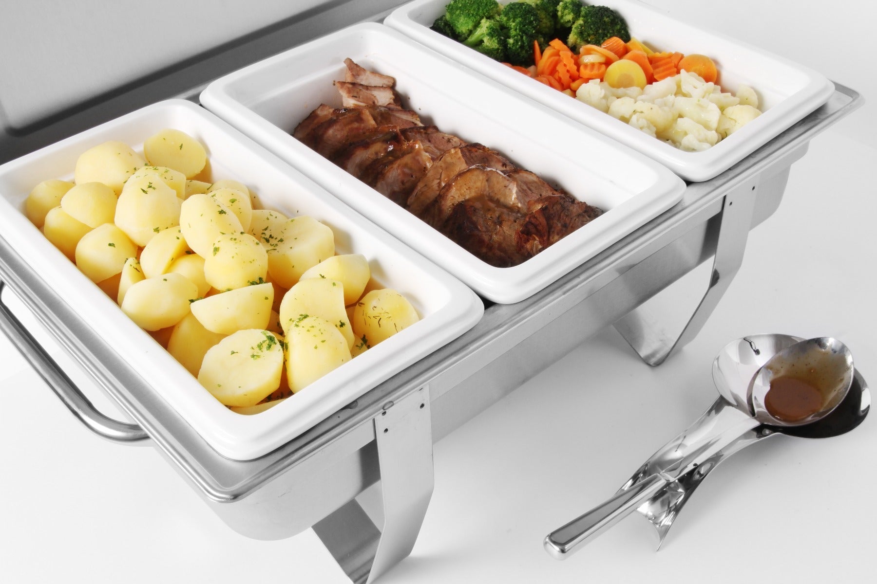 Chafing Dish "Fiora" - 585x385x315mm (GN1/1) - Van Erkel Winkelmaterialen