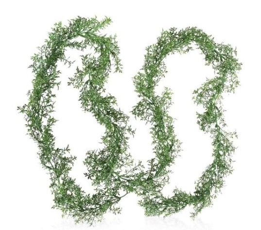 Decoratie slinger Tealeaf - 2500mm - Groen - Van Erkel Winkelmaterialen