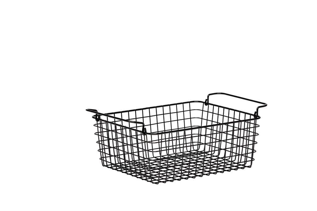Draadmand GN - 313x253x120mm (GN1/2) - Zwart - Van Erkel Winkelmaterialen