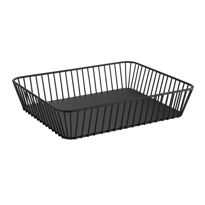 Draadmand GN 'Urban' - 325x265x75mm (GN1/2) - Zwart - Van Erkel Winkelmaterialen