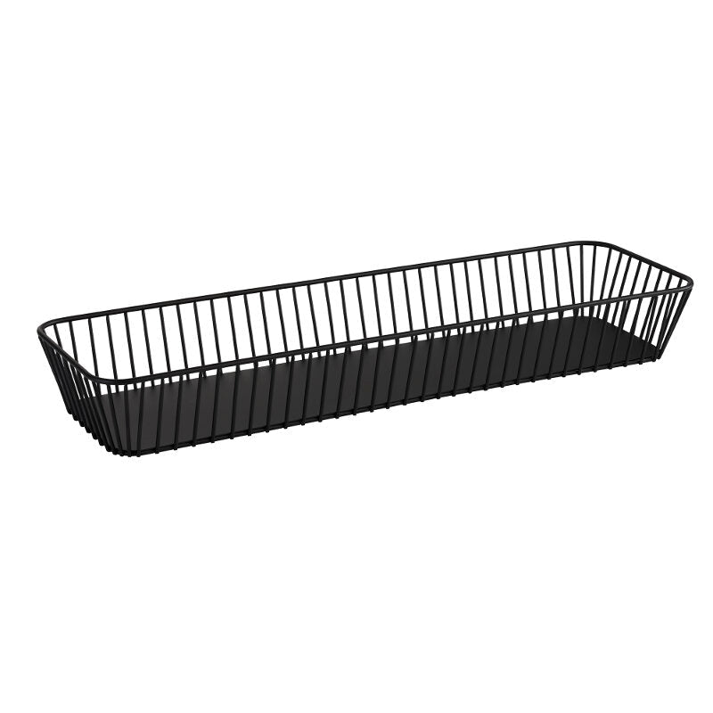 Draadmand GN 'Urban' - 530x162x75mm (GN2/4) - Zwart - Van Erkel Winkelmaterialen