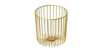Draadmand rond - Ø230x230mm - Goud - Van Erkel Winkelmaterialen