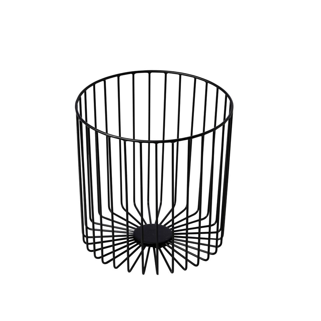 Draadmand rond - Ø230x230mm - Zwart - Van Erkel Winkelmaterialen