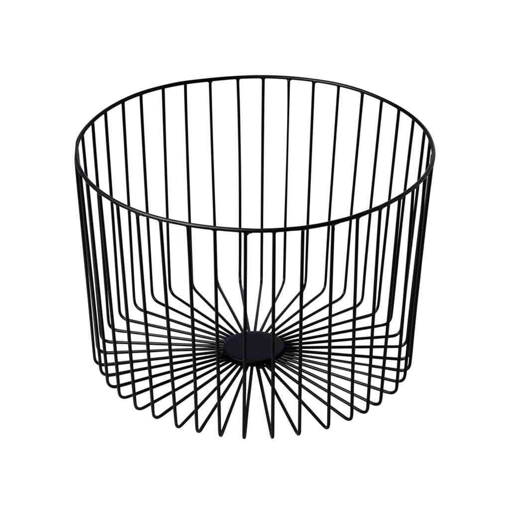 Draadmand rond - Ø330mm - Zwart - Van Erkel Winkelmaterialen