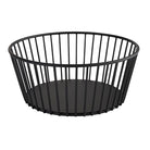Draadmand rond 'Urban' - Ø200x85mm - Zwart - Van Erkel Winkelmaterialen