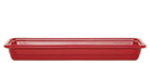 Emile Henry aardewerk schaal - 530x162x65mm (GN2/4) - Rood - Van Erkel Winkelmaterialen