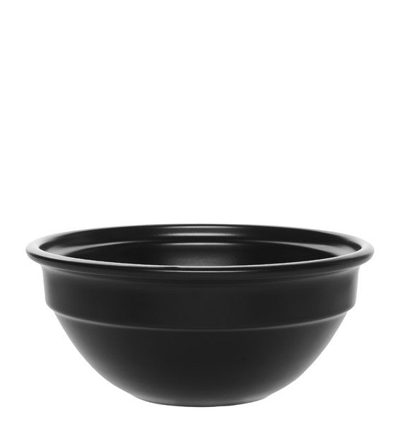 Emile Henry aardewerk schaal - Ø265mm - Zwart - Van Erkel Winkelmaterialen