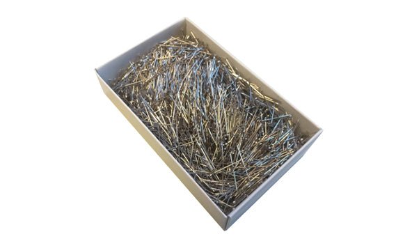 Etalagespeld zilverkleur - 50mm - Van Erkel Winkelmaterialen