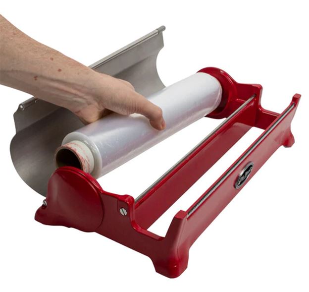 Folierolhouder rood - 400x210x110mm - Rood - Van Erkel Winkelmaterialen