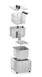 Friteuse Profi Line (8L) - 305x460x350mm - Van Erkel Winkelmaterialen