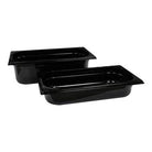 Gastronorm bak - GN1/4 265x162x65mm - Zwart - Van Erkel Winkelmaterialen